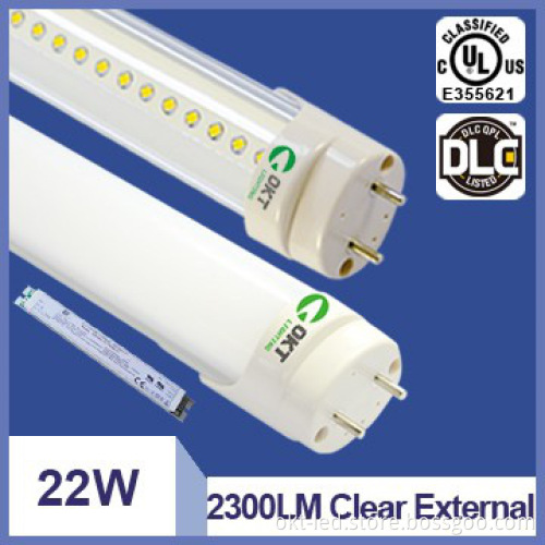 UL DLC Ver2.0 2400LM 22w 120cm high lumen led tube